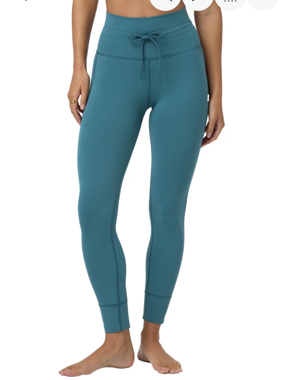 Vuori Teal Daily Legging Drawstring Joggers